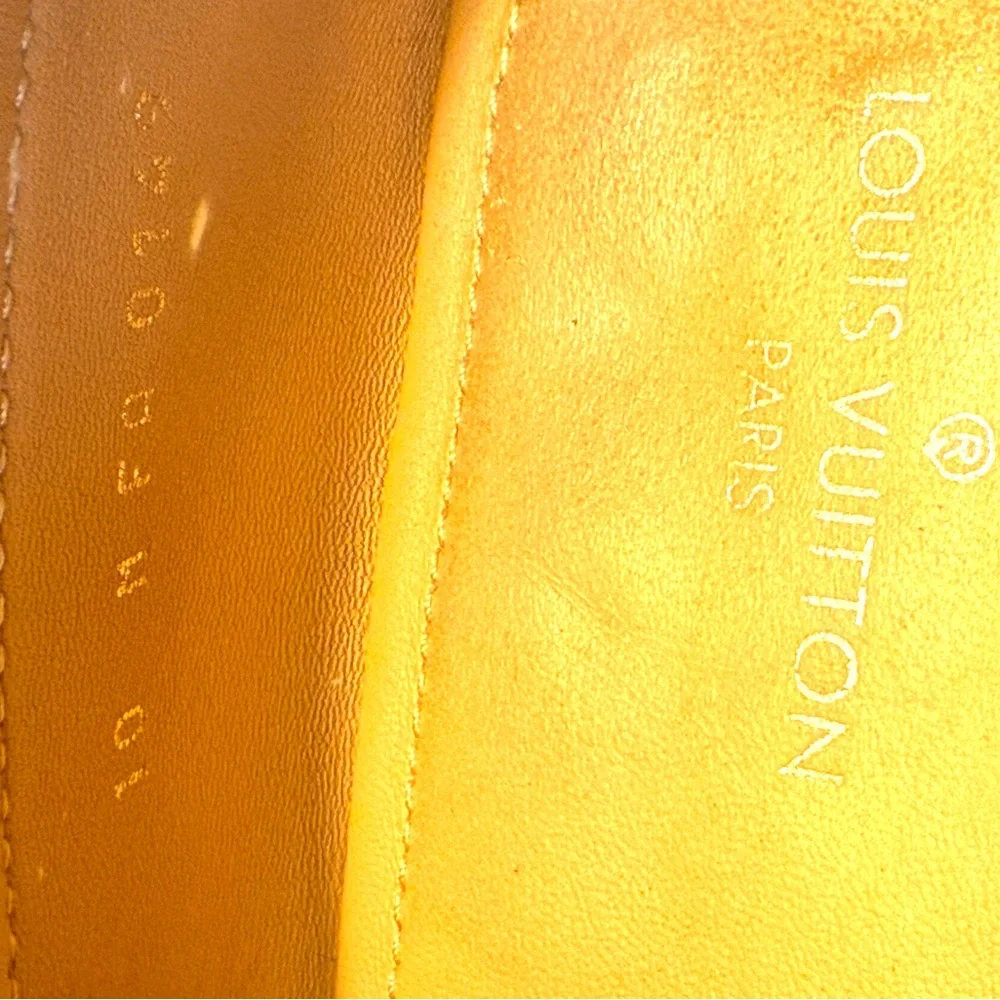 Louis Vuitton Black Leather Loafers Size 10 - Picture 9 of 10